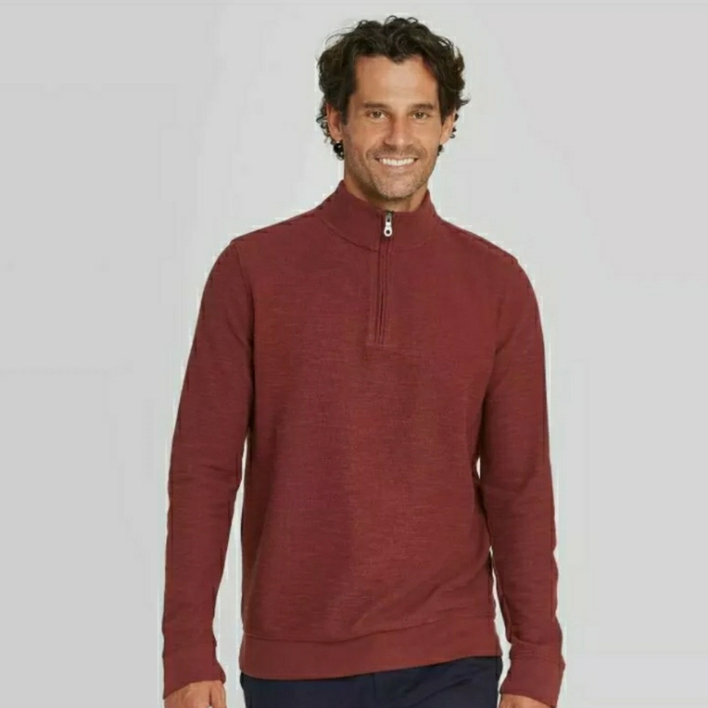 Men's 1/4th Knit Sweatshirt